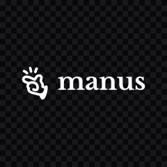 logo Manus putih SVG
