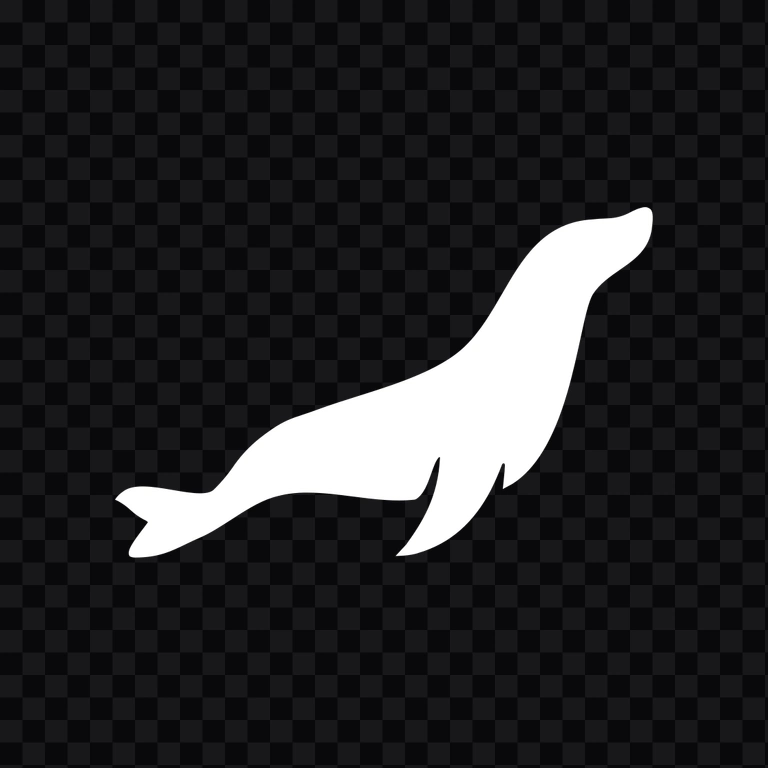ikon MariaDB putih PNG