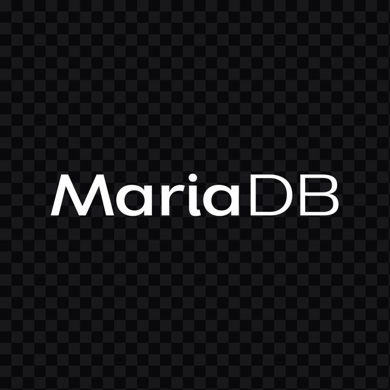 wordmark MariaDB putih PNG