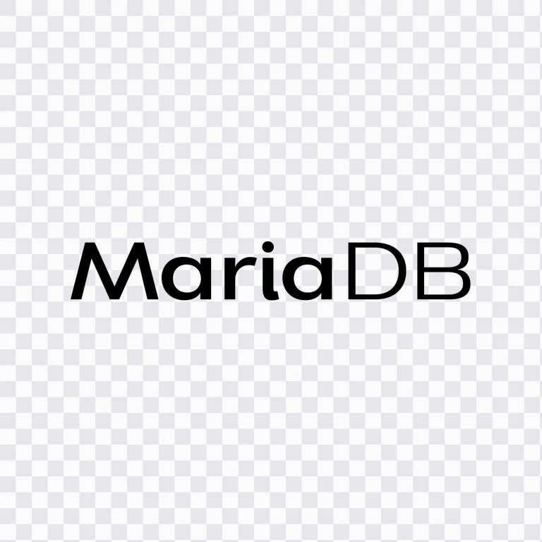 wordmark MariaDB hitam PNG