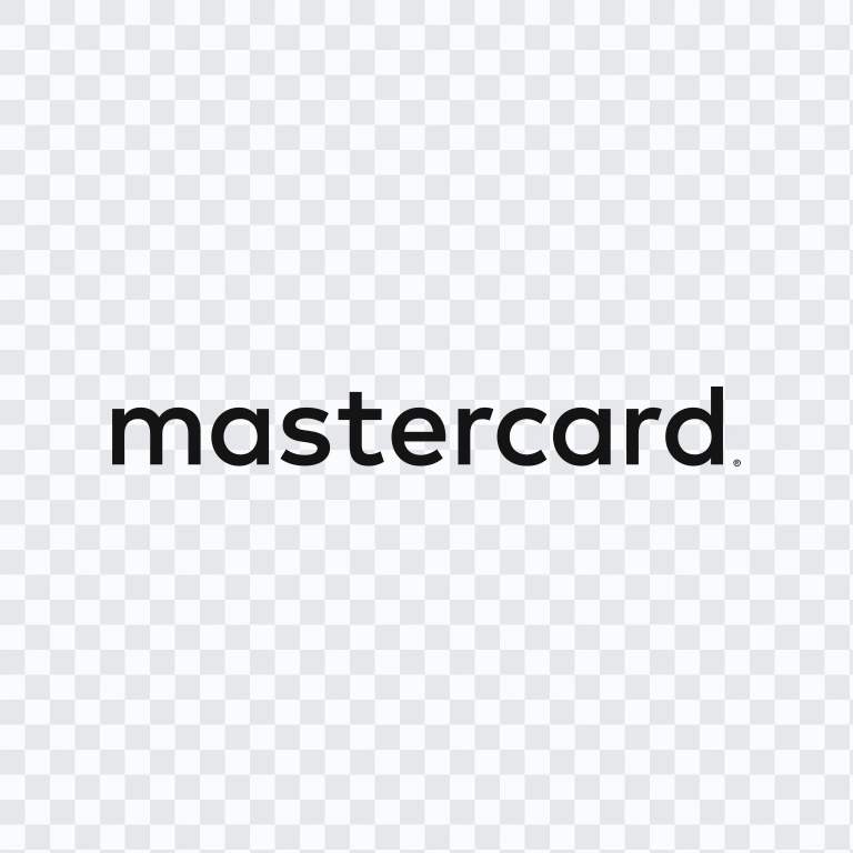Mastercard black wordmark SVG