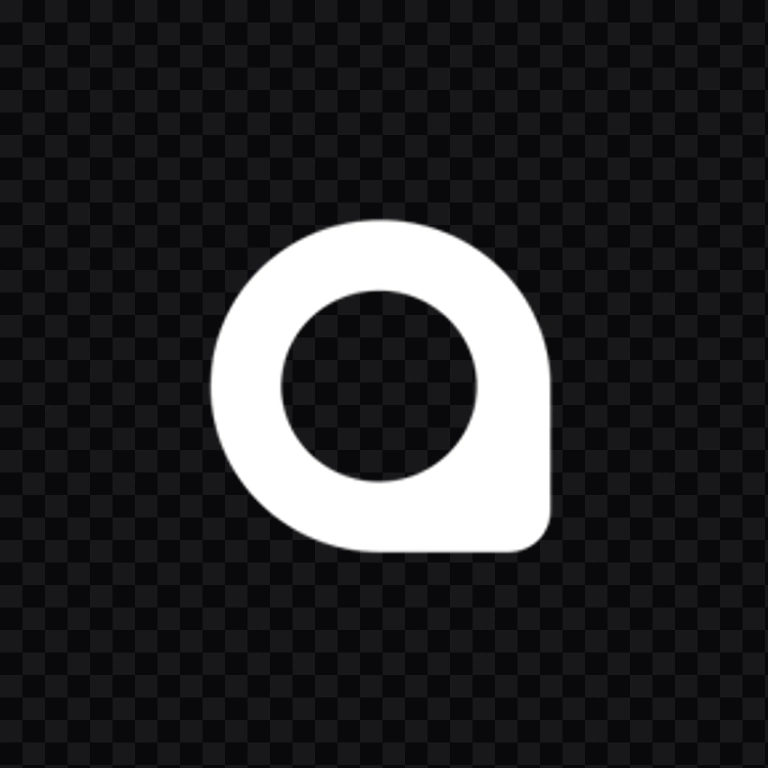 Maxim white icon PNG