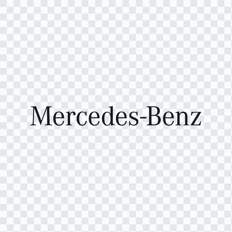 Mercedes-Benz colored wordmark SVG