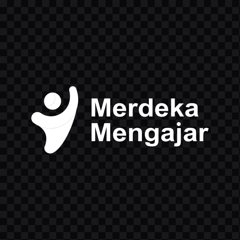 Merdeka Mengajar White logo