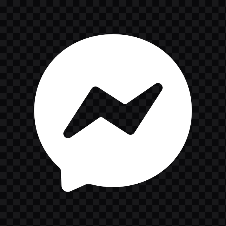 Messenger white logo SVG