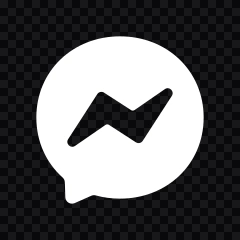 Messenger white logo SVG