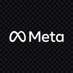 Meta white logo PNG