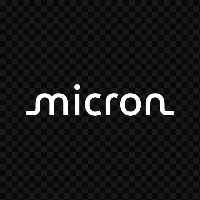 Micron white logo SVG