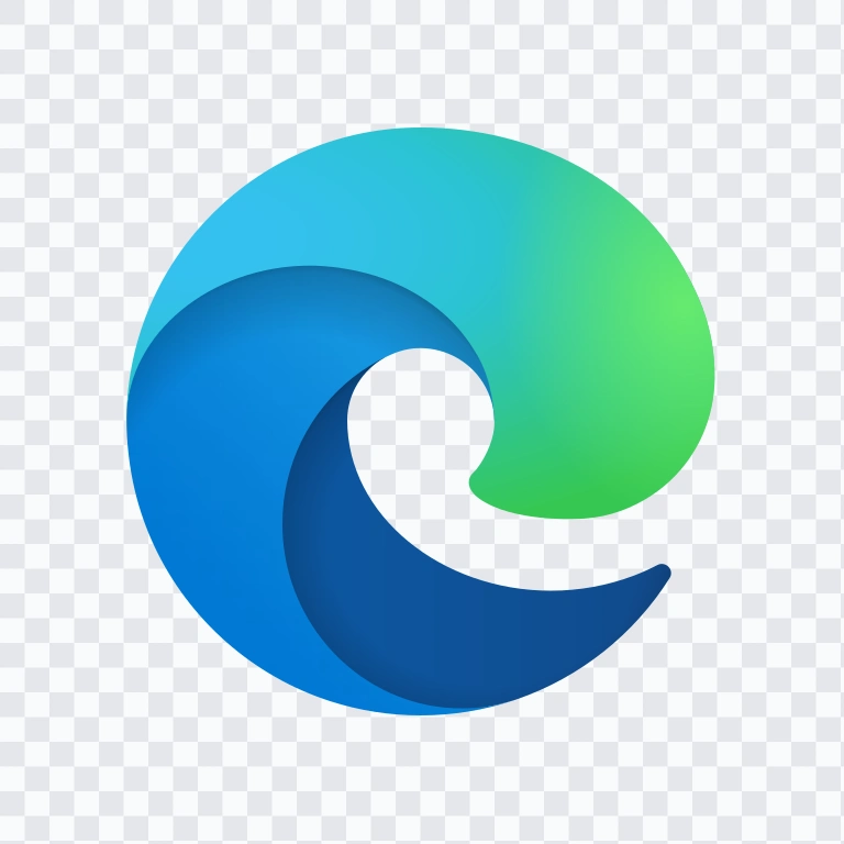 Microsoft Edge colored logo SVG