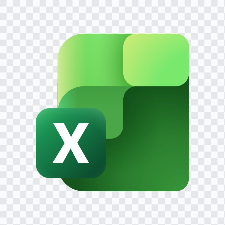Microsoft Excel colored logo SVG