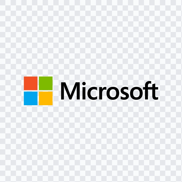 logo Microsoft berwarna SVG