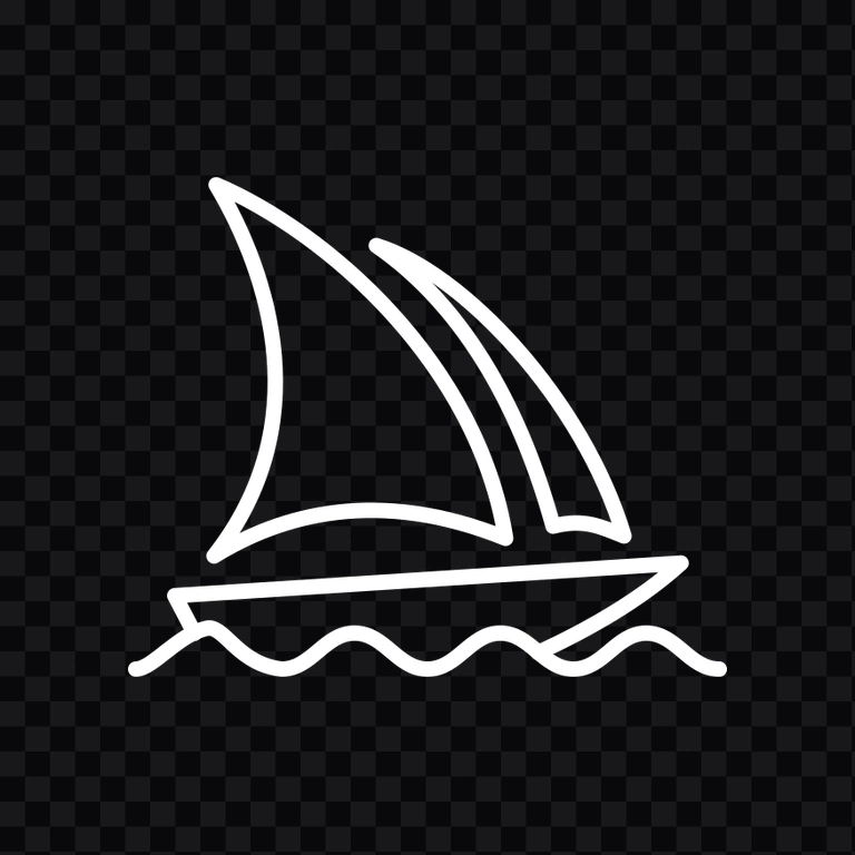 logo Midjourney putih PNG