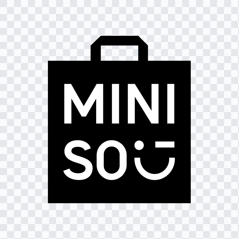 MINISO black logo SVG
