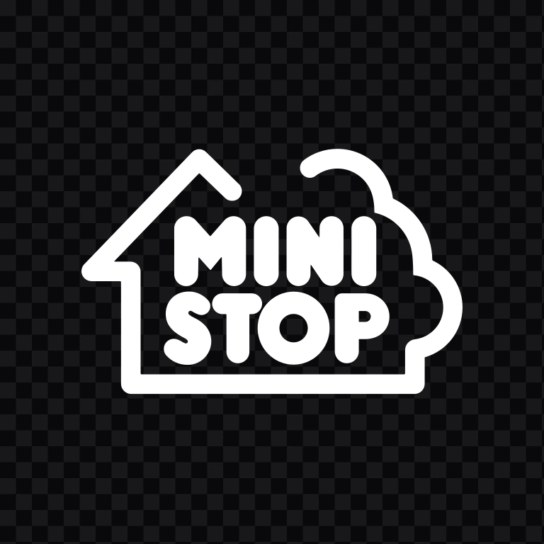 MINISTOP white logo SVG