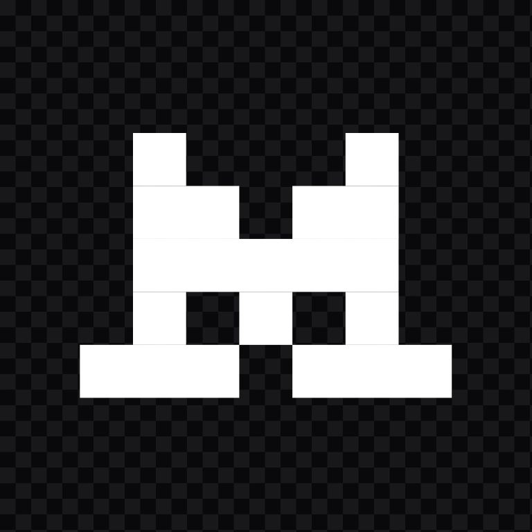 Mistral AI white logo SVG