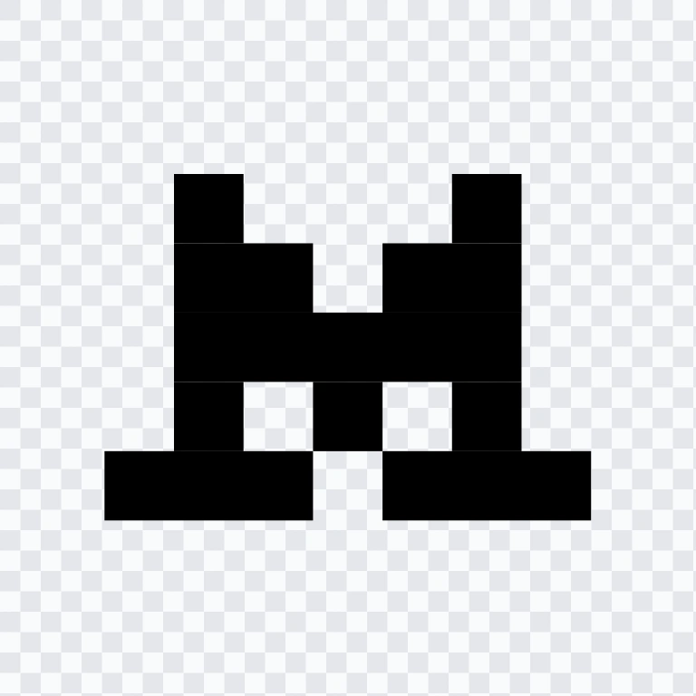 Mistral AI black logo SVG