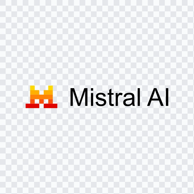 Mistral AI colored logo SVG