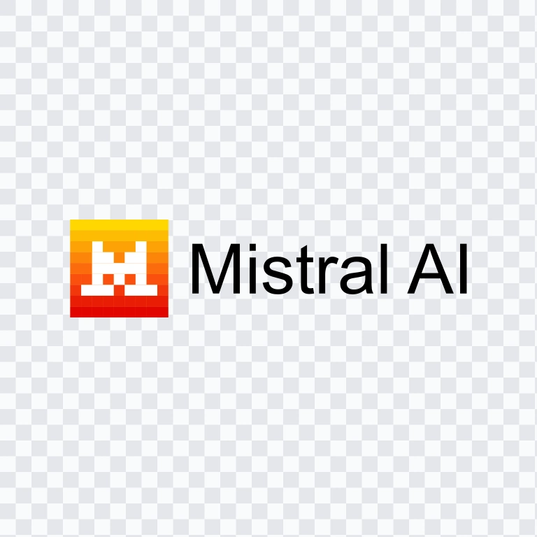Mistral AI colored logo SVG
