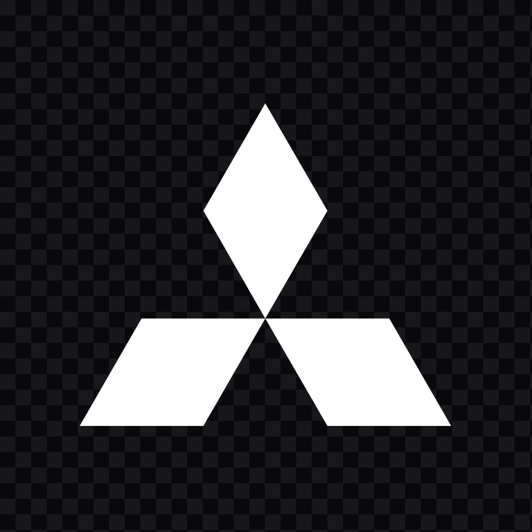 Mitsubishi Motors white logo mark SVG