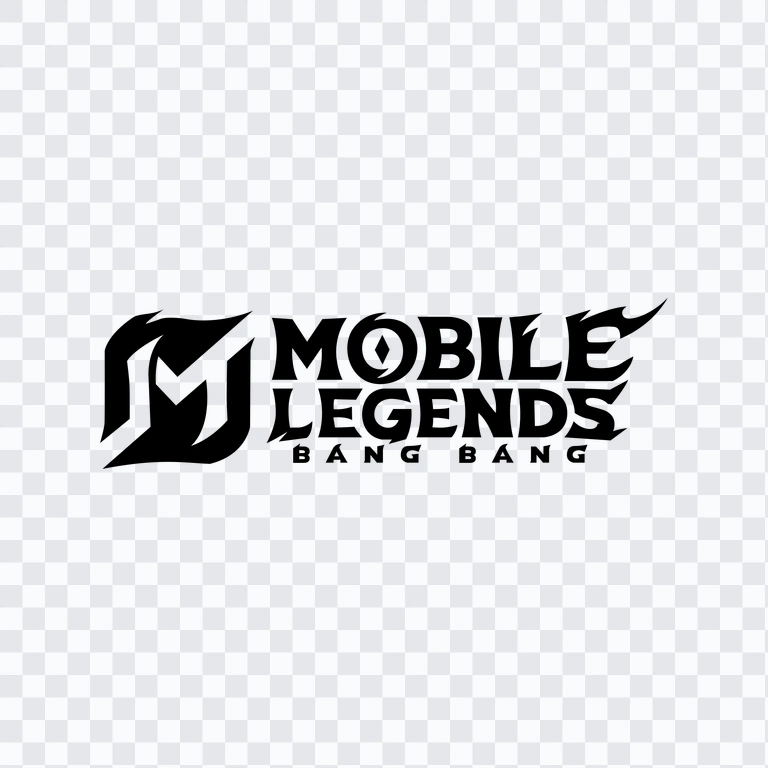 Mobile Legends black logo PNG