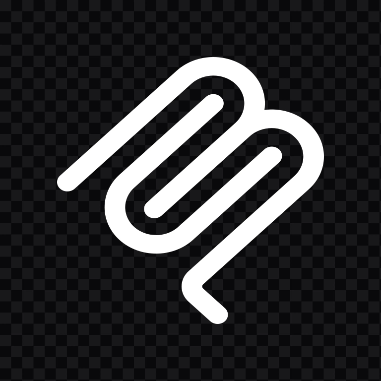 Model Context Protocol (MCP) white icon SVG