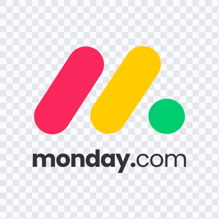 monday.com colored logo SVG