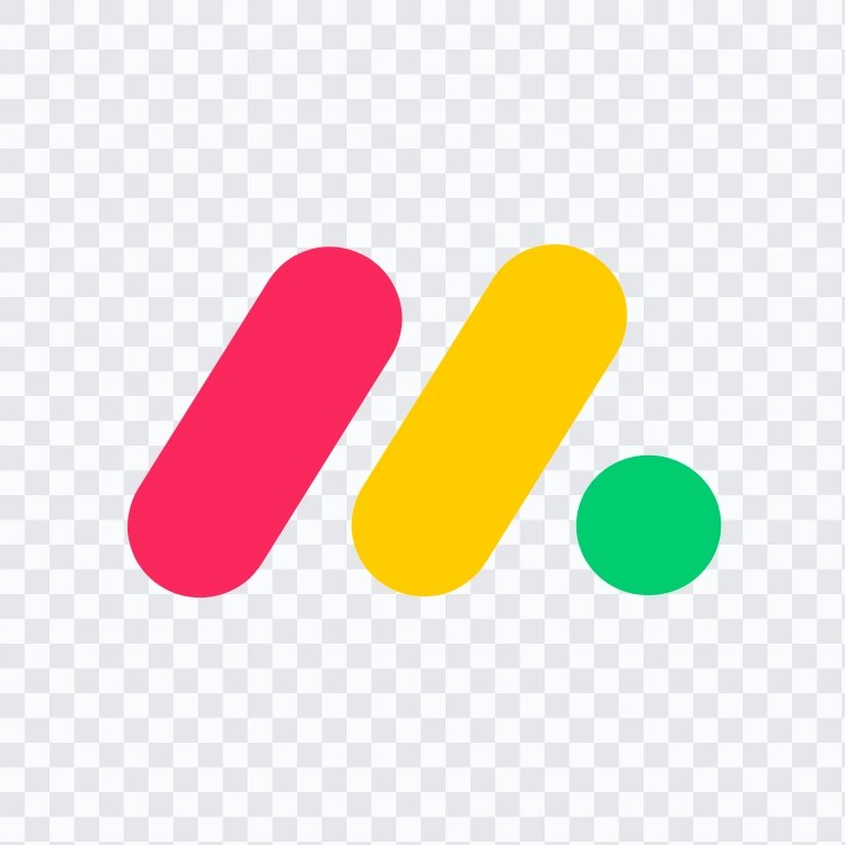monday.com colored icon SVG