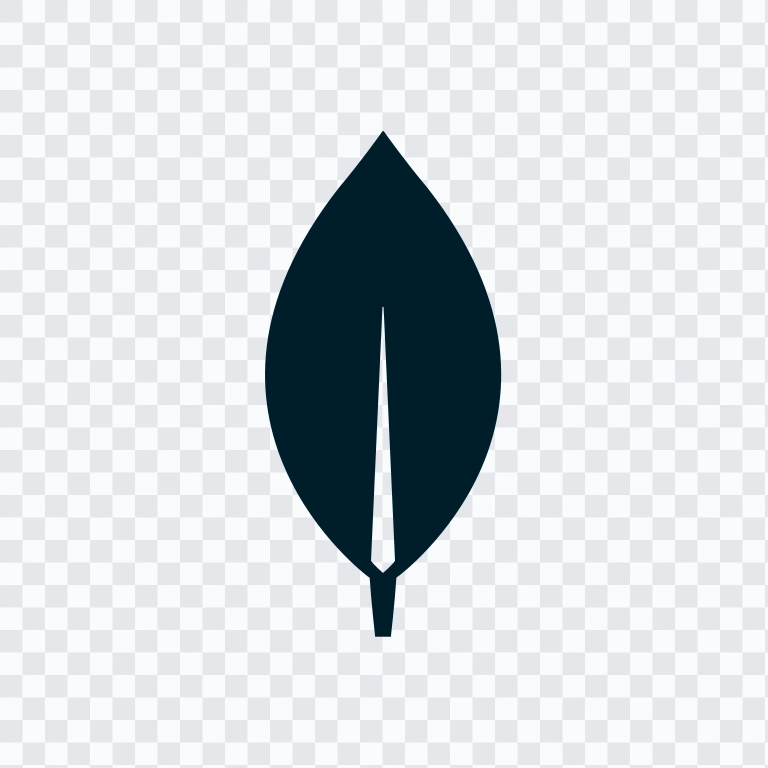 ikon MongoDB berwarna SVG