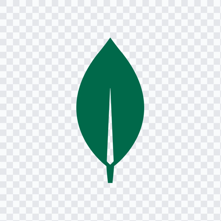 ikon MongoDB berwarna SVG