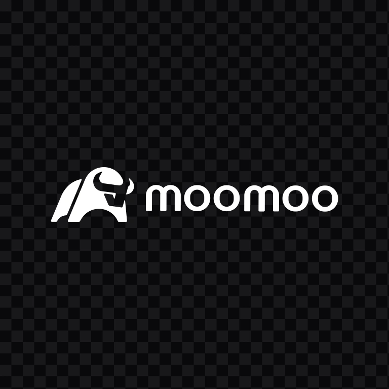 Moomoo white logo SVG