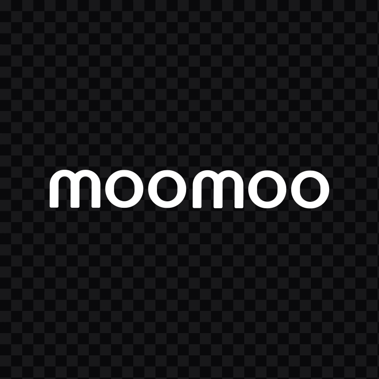 Moomoo white wordmark SVG
