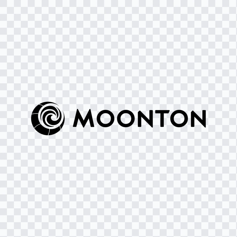 logo Moonton hitam PNG