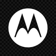 Motorola white icon SVG