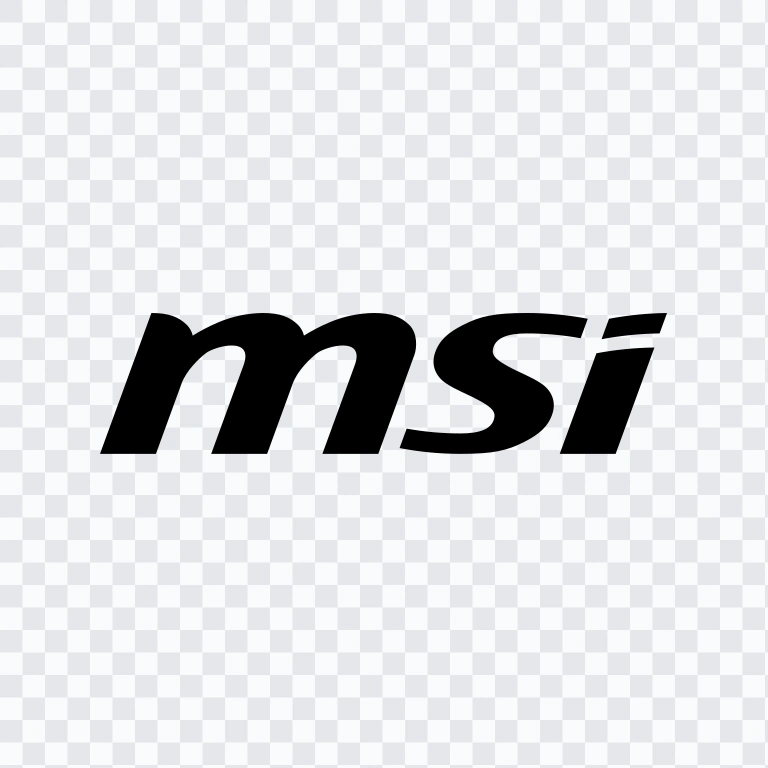 logo MSI hitam SVG