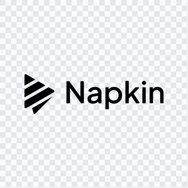 logo Napkin AI hitam PNG