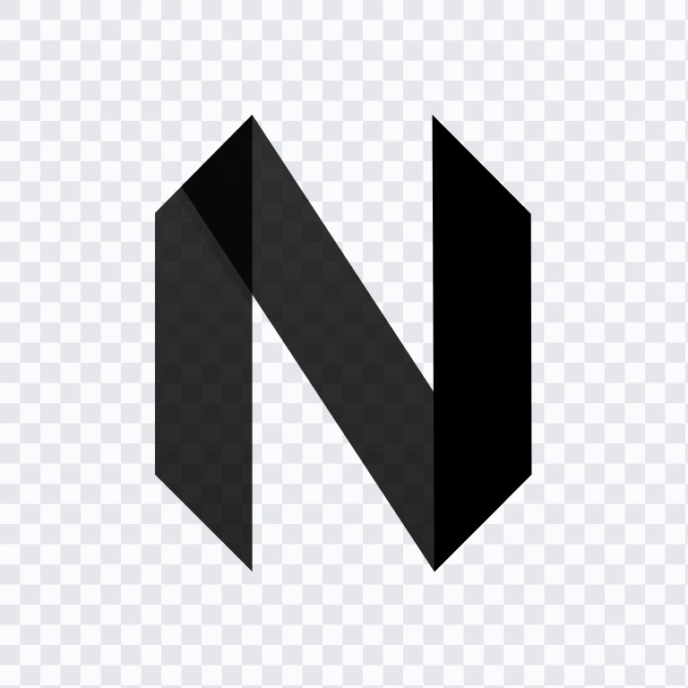 ikon Neovim hitam PNG