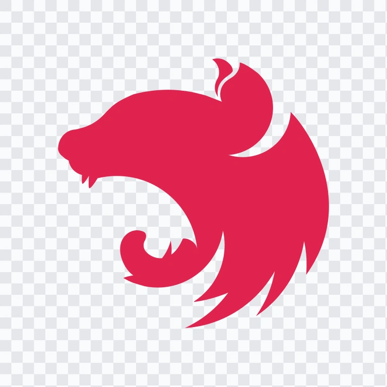 NestJS colored logo SVG
