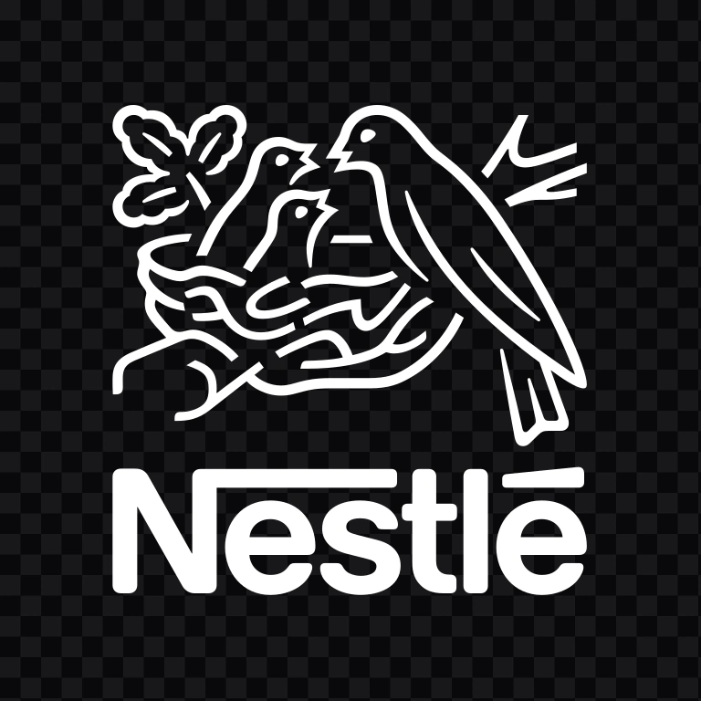 Nestlé white logo SVG