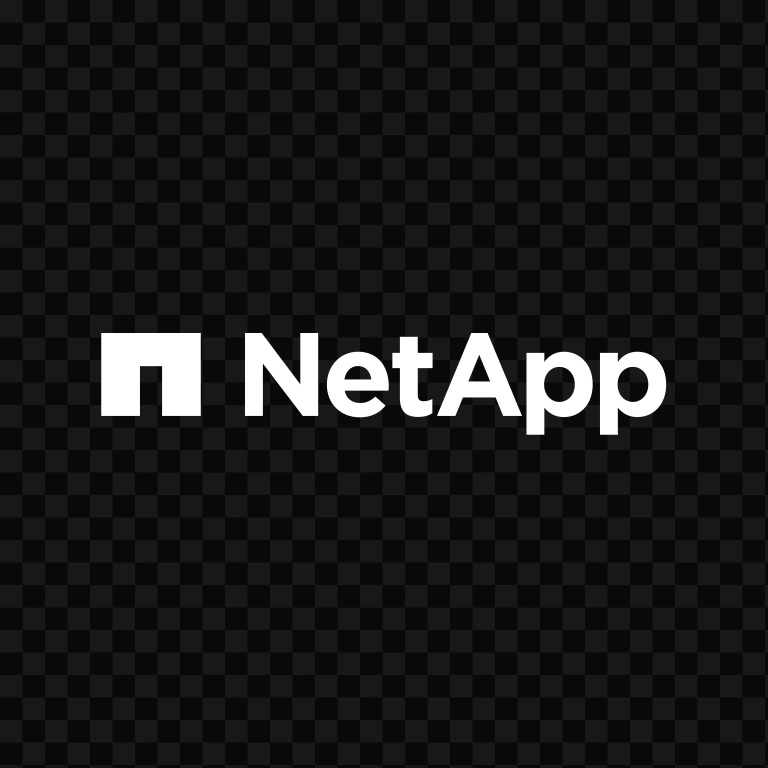 NetApp white logo SVG