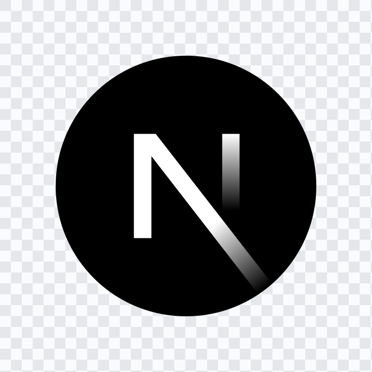 Next.js colored logo SVG