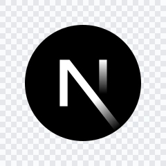Next.js colored logo SVG