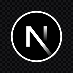 Next.js light logo SVG