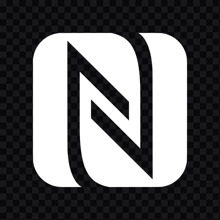 NFC (Near Field Communication) White logo