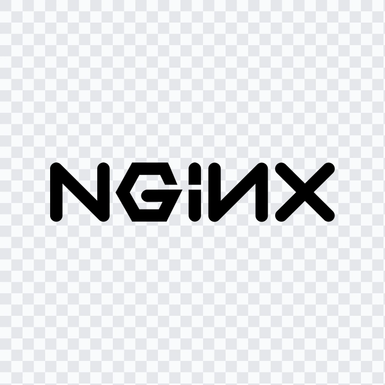 logo NGINX hitam PNG
