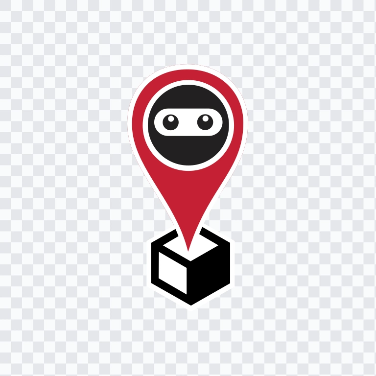Ninja Van colored icon SVG