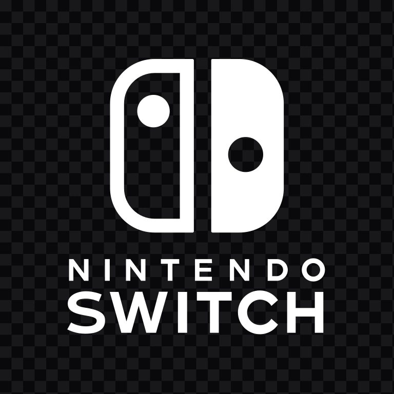 Nintendo Switch white logo SVG