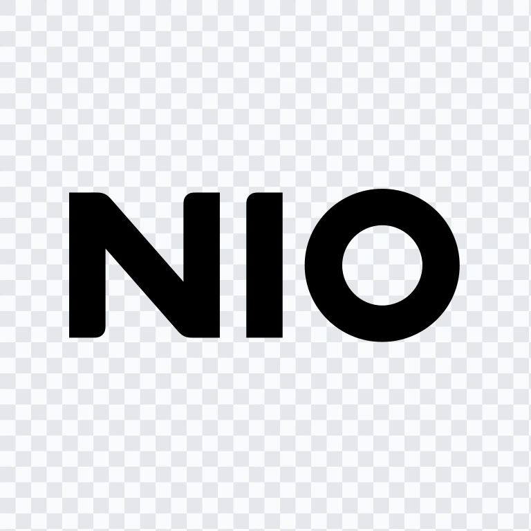 NIO black wordmark SVG