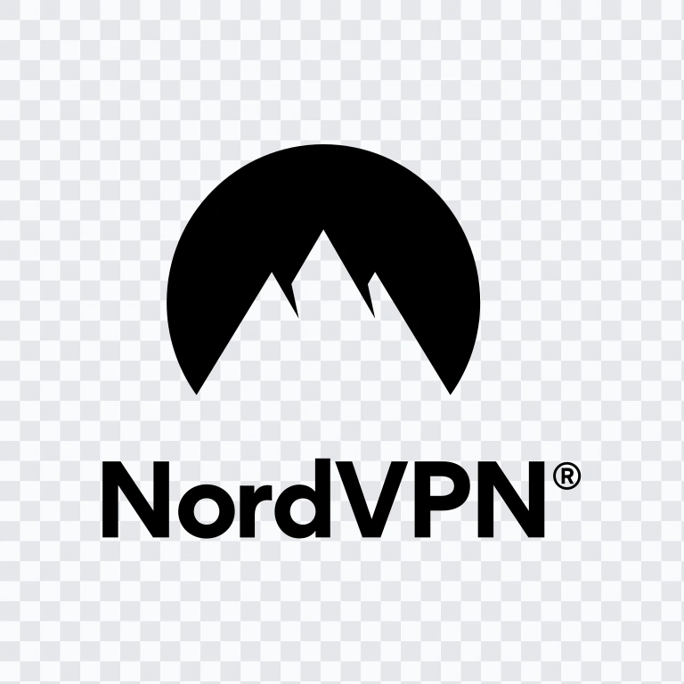 logo NordVPN Vertikal hitam SVG