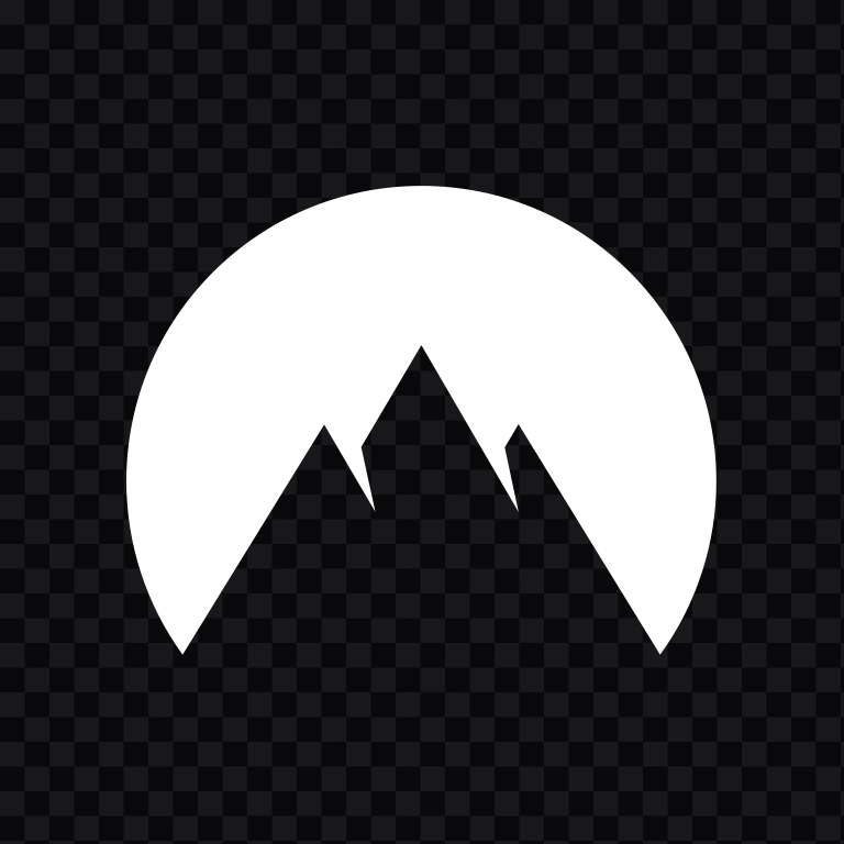 ikon NordVPN Persegi putih SVG