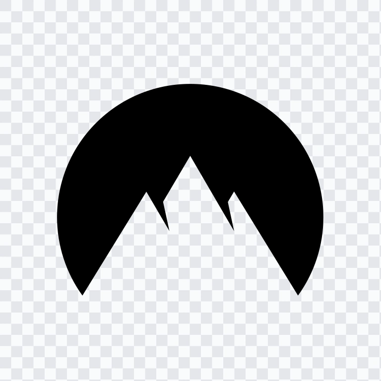 ikon NordVPN Persegi hitam SVG